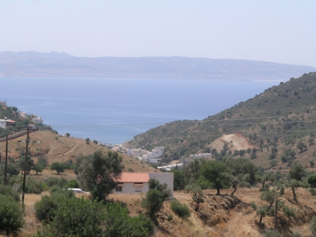 Investment Plot with sea view for sale in Agia Galini, Rethymno 