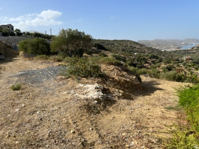 Buildable land for sale in Mochlos  with sea view 