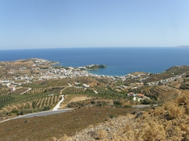 Crete land plot for residential or commercial development with sea view for sale 