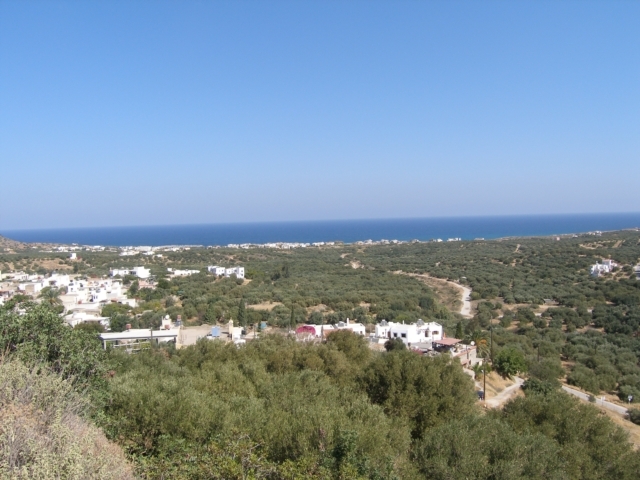 Plot for sale with sea view in Milatos, Eastern Crete 