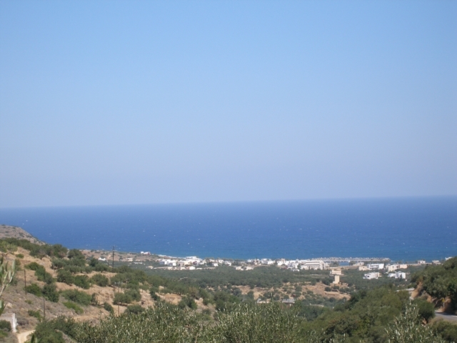 Building plot with sea view for sale in Milatos 