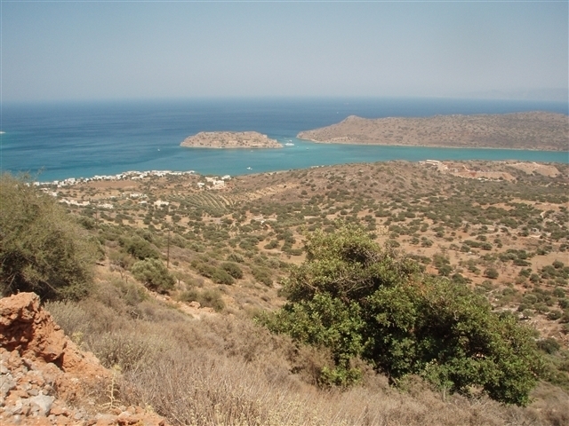Building plot of 8.500m2 with glorious views for sale in Havgas, Elounda 