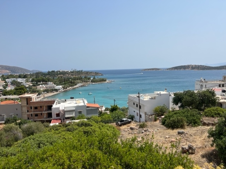 Plot with  amazing view to Mirabello Bay 
