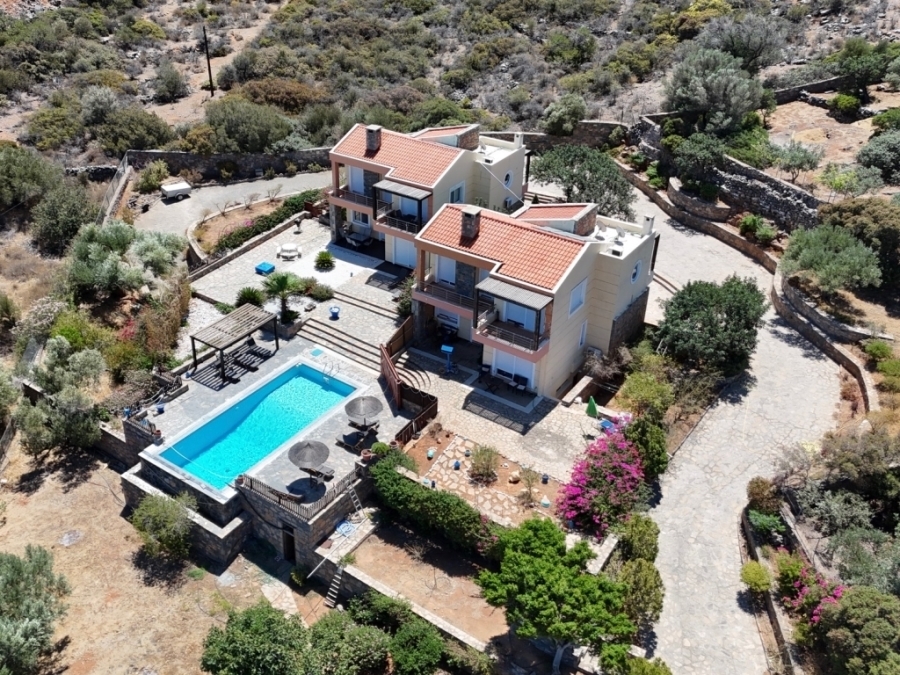 Two 4 bed villas with pool for sale in  Elounda Crete 