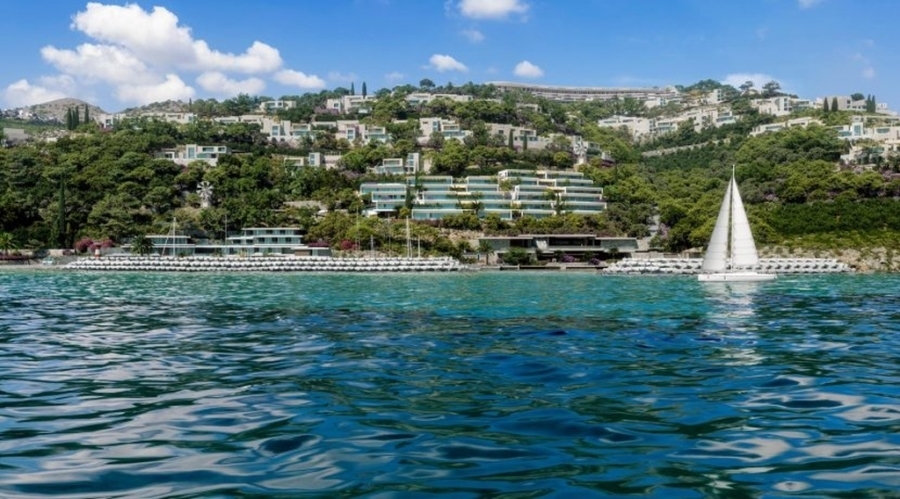 Luxury villa in a new built complex with panoramic sea view for sale 