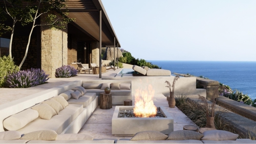 Beautiful luxury 3 or 4 bedroom villas for sale in a newbuilt seafront complex 