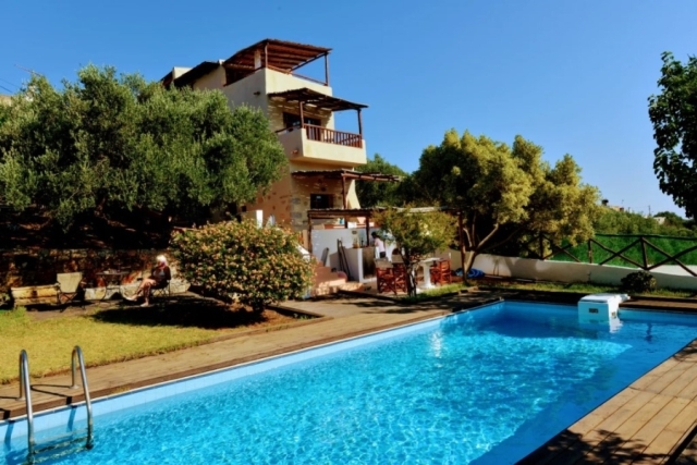 Beautiful villa with sea  and countryside view for sale  in Vrouhas 