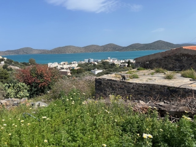 Plot for sale with sea view in Elounda 