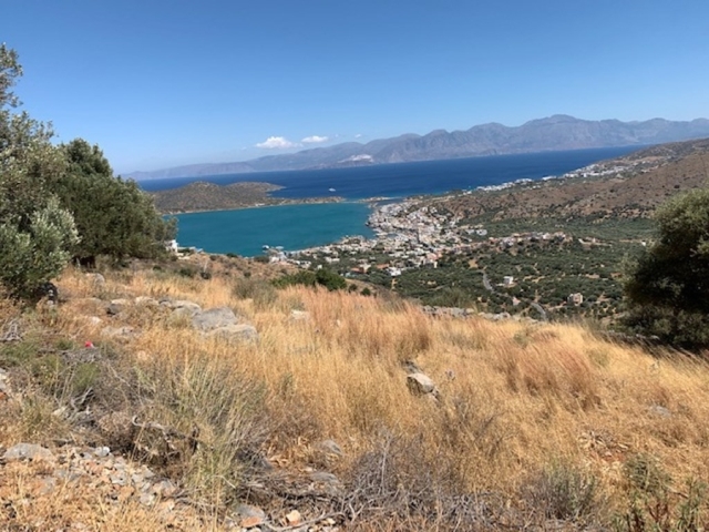 Land plot with amazing view for sale in the area of Elounda 