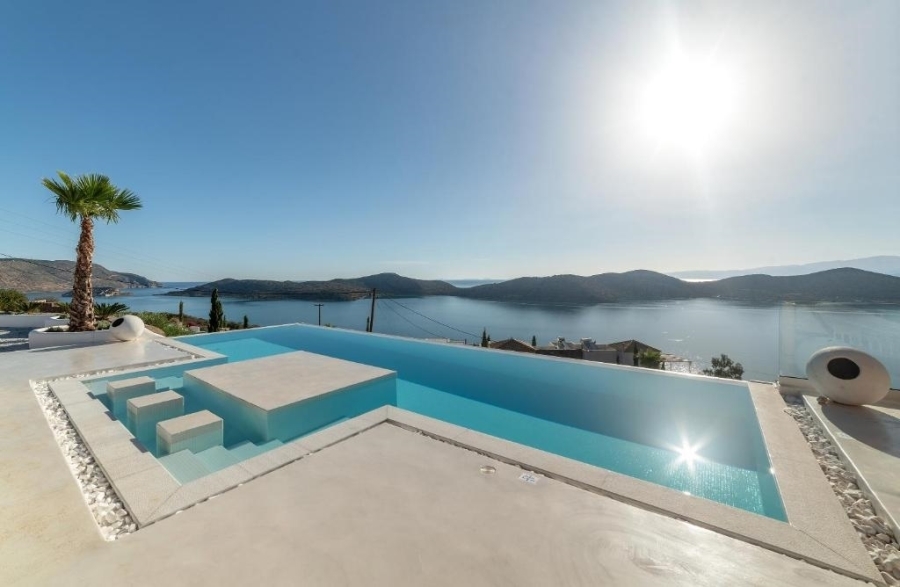 Wonderful two storey luxury villa for sale in Elounda  