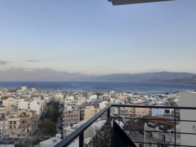Apartment for sale with panoramic view in Aghios Nikolaos 