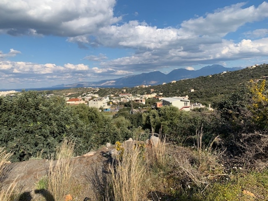 Land plot for sale with sea views close to Aghios Nikolaos 