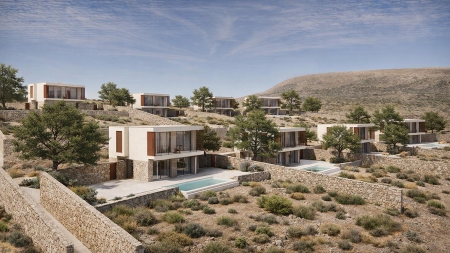 Under construction apartment for sale in a privileged position in Elounda 