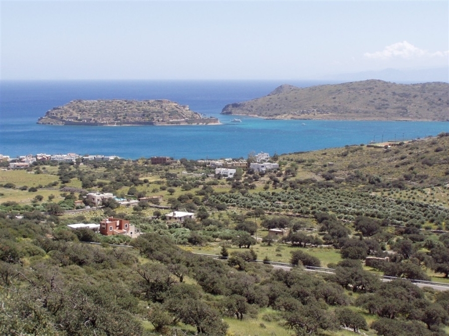 Crete investment land with amazing sea view for sale near Elounda 