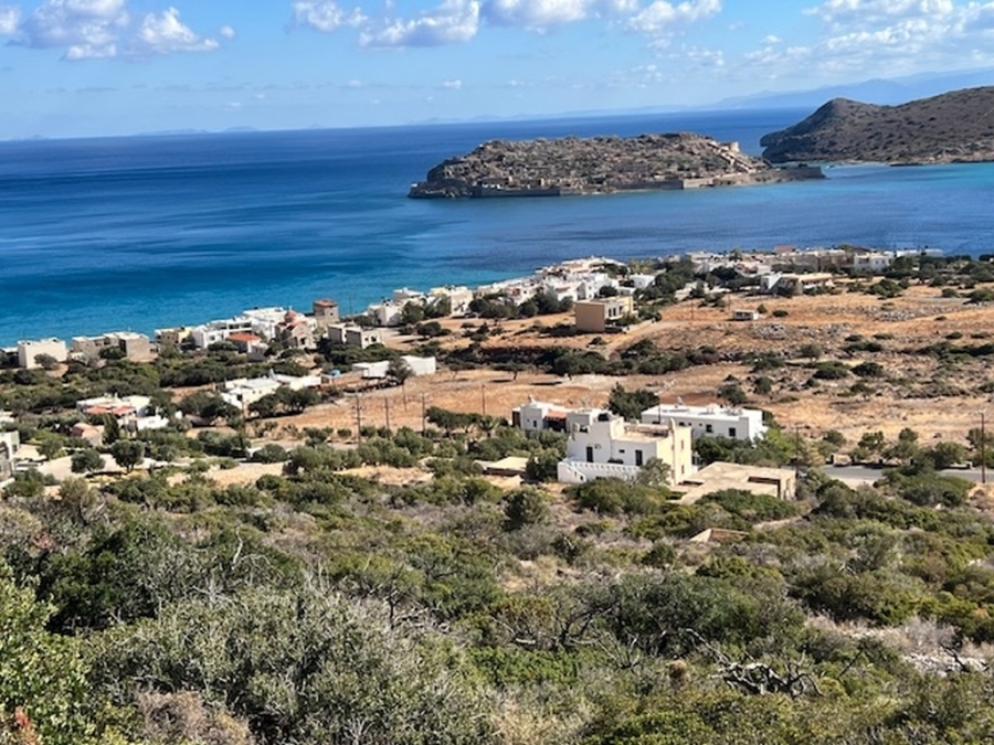 Land for sale with amazing view to Elounda Bay and Spinalogka 