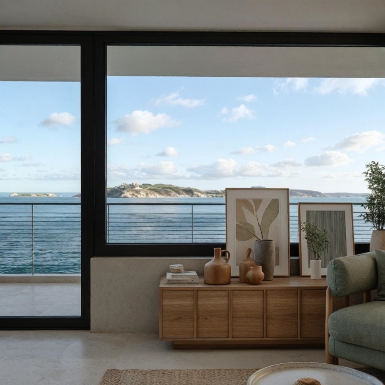 Luxury maisonette for sale  with unparalleled views of the  harbor and the sea 