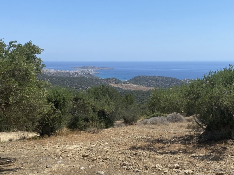 Plot with sea view in Mardati . Lassithi 