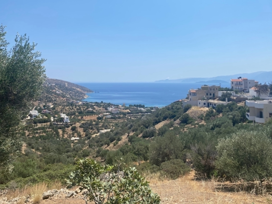 Sea view plot in a settlement  near to Agios Nikolaos 