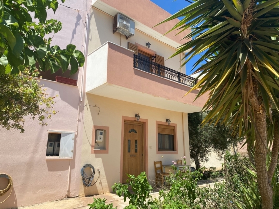 Two storey detached house for sale with sea view of Elounda Bay 
