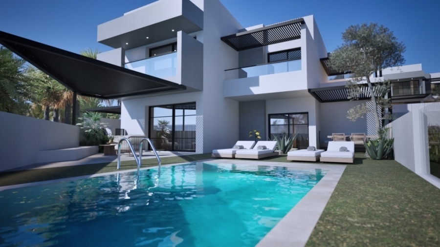 Seafront luxury villa under construction for sale in Sissi, Lasithi, Crete 