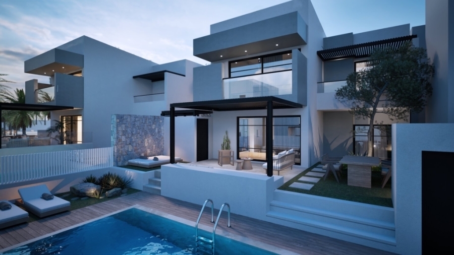 Elegant seaview villa with pool for sale in Sisi , Lassithi 
