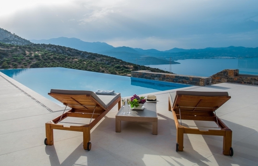 Luxury villa with panoramic sea views for sale in Istron, Agios Nikolaos 