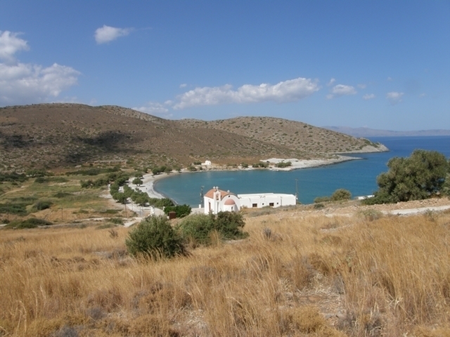 Land plot of 6.573 m2  for sale in Tholos offering wonderful sea views 