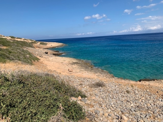 Seafront land is available for sale in Plaka Elounda 