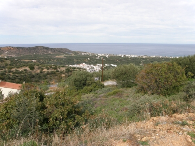 Building plot of 954m2 with sea view in Milatos 