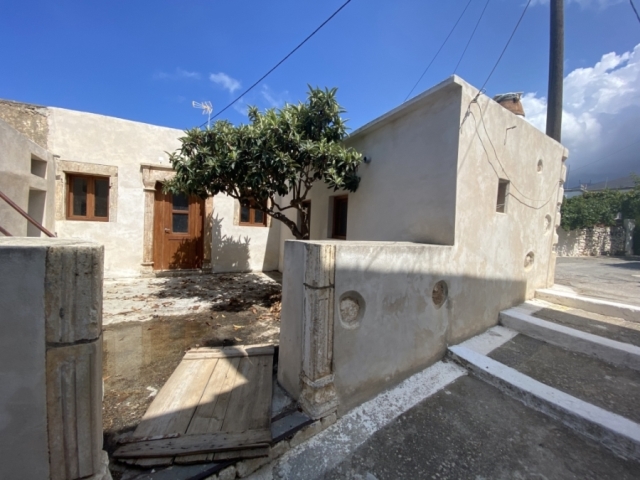Two old stone houses are available for sale near Sitia 