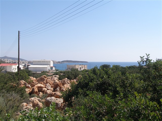 Plot of 1,000m2 for sale  with sea view in Αlmyros, Agios Nikolaos 
