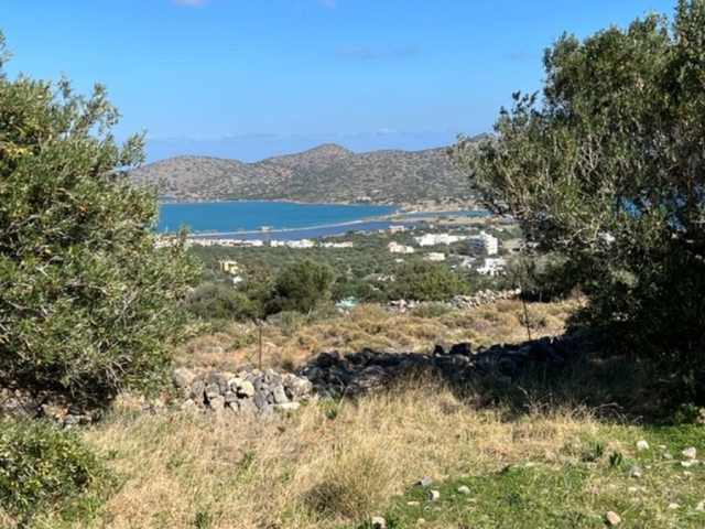 Buildable land in the area of Elounda with sea view ( CRM 4437) 